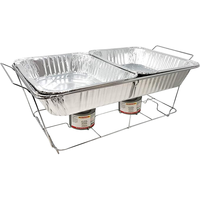 Großhandel Trendiger Buffet-Ständer in Voll- und Halbgröße, Aluminiumfolie-Behälter, Serviertabletts für Essen zum Mitnehmen