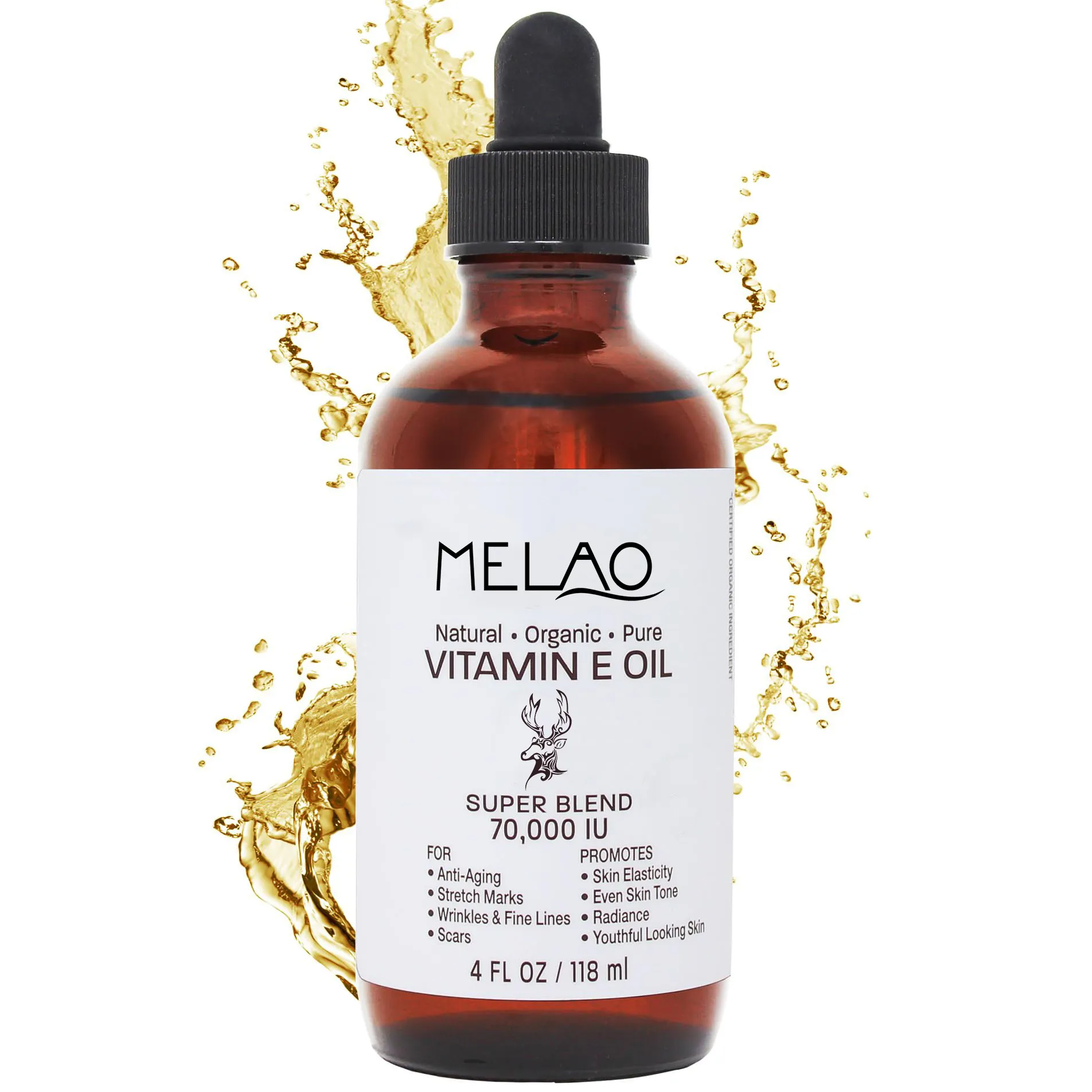 OEM 100% naturale organico vitamina E miscela di olio di mandorle dolci, albicocca, Jojoba, Argan, rosa canina, olio da bagno pelle, viso E corpo intero