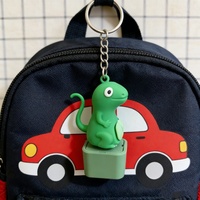 Nouveauté 2026 Porte-clés imperméable personnalisable en 12 couleurs Dessin animé animal Lézard pour les amoureux des animaux