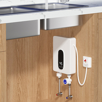 Chauffe-eau sans réservoir mural 220V pour hôtel, modèle mini, douches domestiques, chauffe-eau électrique instantané pour salles de bain et cuisine