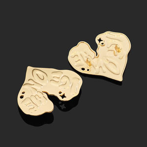 Botones de Costura Personalizados de Fábrica, Botones Irregulares para Ropa con Forma de Concha Marina, Estrella de Mar y Otras Formas Especiales, Botones Metálicos con Vástago para Prendas - Product Image 3