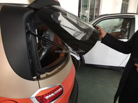 Voiture électrique miniature 4 roues pour adultes, homologuée L6e CEE, 4000W 60V120Ah, batterie plomb-acide haute puissance, 3 places, feux LED, toit ouvrant