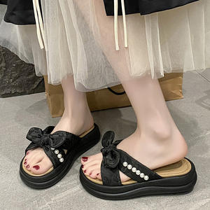 Sandalias de verano de una sola tira de seda satinada, sandalias de tacón alto estilo europeo, elegantes y modernas sandalias de tacón grueso para mujer - Product Image 5