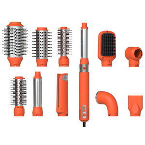 Asciugacapelli Professionale Ionico ad Alta Velocità 10-in-1 con Strumenti Multifunzionali e Spazzola ad Aria Calda <span class=keywords><strong>per</strong></span> Uso Domestico e Alberghiero - Product Image 1