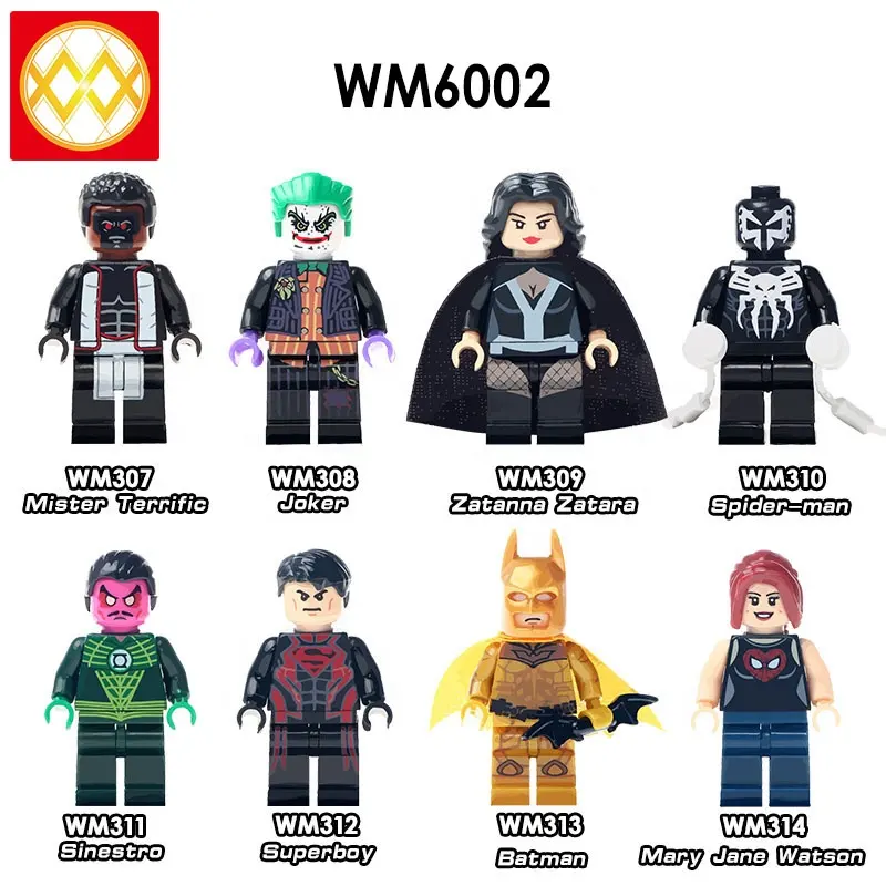 WM6002-bloques de construcción de la Liga de la justicia, juguetes de regalo para niños