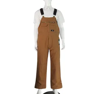 100% cotton Unlined Duck Bib Overall