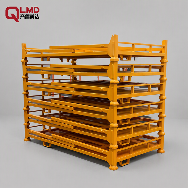 Customized Heavy Duty Stillage Stackable Tire Rack Mobile Q235 Steel Tyre Storage Rack Factory Wholesale Adjustable Manufacturer