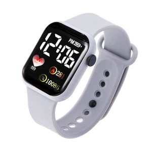 Orologio Digitale LED Elettronico alla Moda, Orologio Sportivo Quadrato per Bambini e Studenti con Quadrante in Vetro, Cronografo e Cinturino in Plastica - Product Image 3