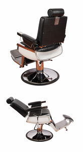Silla de peluquero reclinable para hombre, silla de barbero con bomba hidráulica resistente, silla de barbería - Product Image 3