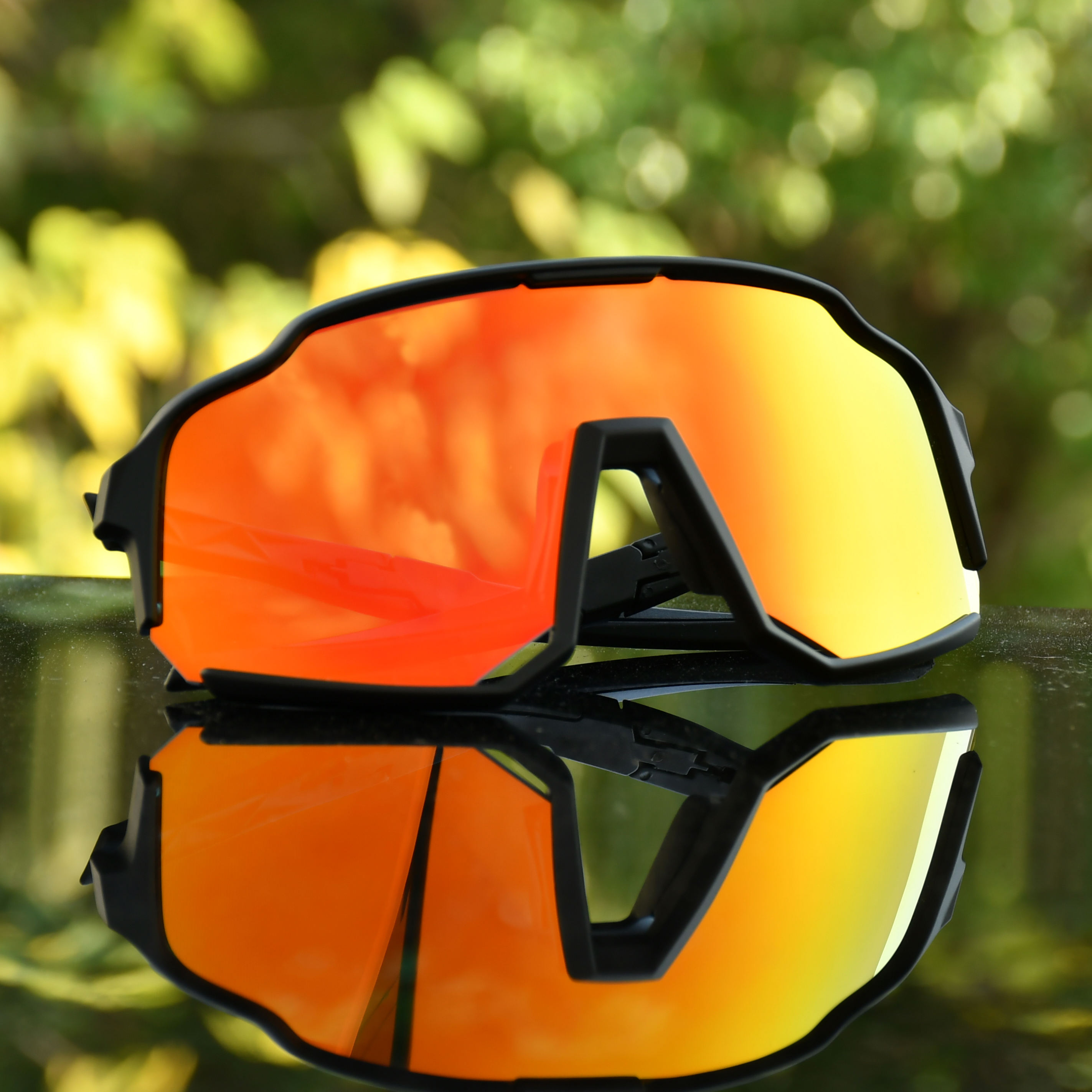 Private Patent Photocromatic Female Motor Cycling Glasses Photocromic Oem Oversize Bicycle Glasses Sunglasses