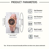 Ensemble de bijoux pour femmes, collier, bracelet, boucles d'oreilles et bague en perles, montre papillon de luxe, bijoux polyvalents pour tous les jours