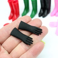 Maison de poupée Mini chaussures de pluie gants Simulation bottes jardinage mignon dessin animé maison Miniature modèle