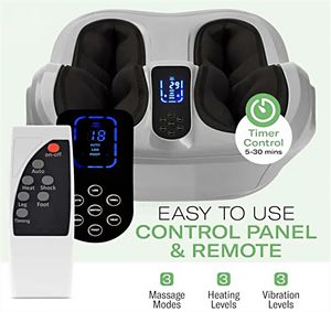 Elektrische Körper massage Entlasten Sie schmerzende Füße Tief kneten Vibration Rollt herapie Shiatsu beheiztes Bein Fuß Waden massage gerät - Product Image 5