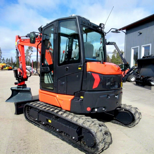 รถขุดตีนตะขาบคุณภาพดี Kubota U50-5 ขนาด 5 ตัน พร้อมราง ตู้โดยสาร และเครื่องปรับอากาศ สำหรับจัดจำหน่าย - Product Image 1