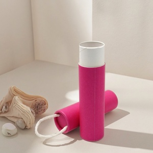 Caja de Regalo Ecológica de Cartón Cilíndrico con Logotipo Impreso Personalizado, Tubo de Papel Kraft con Cierre Giratorio para Lápiz de Cejas - Product Image 2