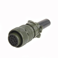 Connecteur circulaire Amphenol MS3106A 17 voies, montage sur câble, norme MIL, fiche et prise, contacts MS3106A20-29S