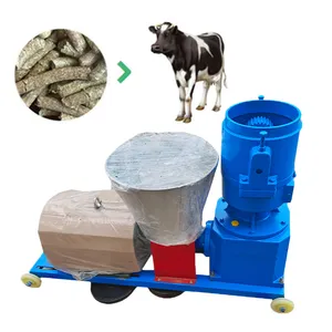 Animal, poultry, cattle, chicken, and fish feed pellet manufacturing machine floating for livestock feed