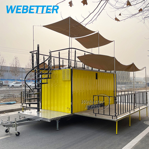 WEBETTER Comercial Catering Foodtruck Remolque Contenedor móvil Bar Camión de dos pisos Camión de comida a la venta EE. UU. - Product Image 3