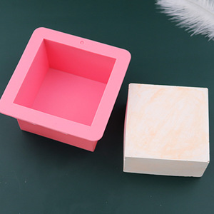 Nuovo stampo in silicone quadrato per pane, torte, dolci, rettangolare, per sapone, candele, resina, per cucina e pasticceria - Product Image 2