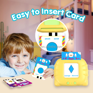 Lecteur de cartes flash d'apprentissage pour enfants, 224 <span class=keywords><strong>mots</strong></span> fréquents, français-anglais, jouet éducatif pour enfants, cartes cognitives parlantes - Product Image 4