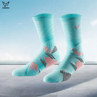 Chaussettes de sport en tricot avec logo personnalisé, respirantes, absorbant la transpiration, pour jeunes athlètes, OEM/ODM, basketball, course à pied