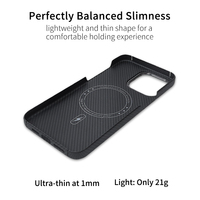 Coque de téléphone en Kevlar pour iPhone 15Pro 15Pro Max, coque fine et légère en fibre de carbone douce, électro-plaquée, coque spéciale en PP, sac OPP
