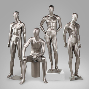 <span class=keywords><strong>Busto</strong></span> de cuerpo completo de gama alta, maniquíes masculinos de músculo grande, maniquí de <span class=keywords><strong>hombre</strong></span> dorado champán musculoso para ropa deportiva - Product Image 2