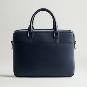 Fabrication Usine Personnalisée Minimalisme Hommes <span class=keywords><strong>Avocat</strong></span> Grande Capacité Portable Bleu Marine Vegan Mallette en Cuir pour Ordinateur Portable pour les Entreprises - Product Image 5