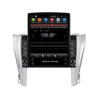 Autoradio Tesla Android IPS 2.5D pour Toyota Camry 7 XV 50 55 2014 - 2017 1+16GB WIFI GPS BT Stéréo Audio SWC