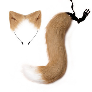 Costumi Cosplay di coda di animali Anime di moda oggetti di scena di <span class=keywords><strong>gatto</strong></span> volpe peluche orecchio gioco di ruolo fascia per feste Kawaii Club per ragazze costumi da Pub - Product Image 3