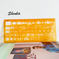 Règle droite Shenkir 20 cm en plastique, gabarit de dessin, outil géométrique pour étudiants, fournitures scolaires et de bureau