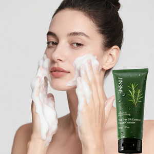 Crème faciale douce à l'huile d'arbre à thé, contrôle de l'huile et hydratation, personnalisable OEM/ODM, étiquette privée pour le nettoyage quotidien - Product Image 3