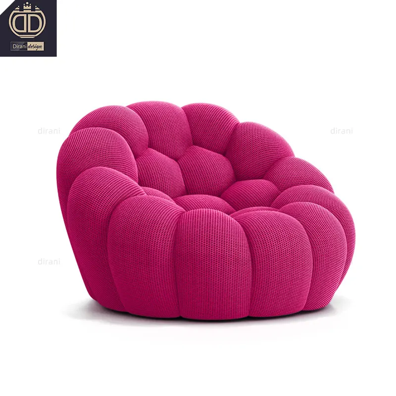 Fauteuil bubble roche bobois nouveau design rose belle chaise maison relax côté fauteuil élégant moderne luxe salon chaise