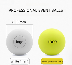 Venta al por mayor directa de fábrica comprar a granel Durable de alta calidad logotipo personalizado estándar goma masaje bola Lacrosse bola - Product Image 4