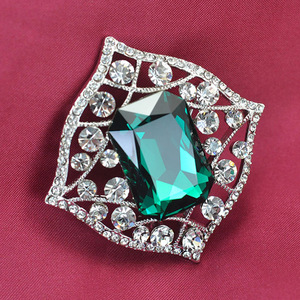 Broche de Flor Retro em Liga com Inlay de Strass para Mulheres, Presente para Casamento e Festa - Product Image 3
