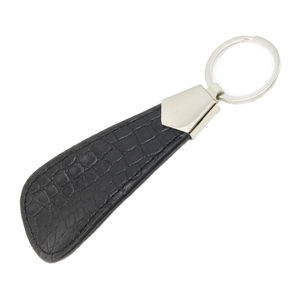 Da nhỏ shoehorn Keyring biểu tượng tùy chỉnh Giày sừng Keychain - Product Image 1