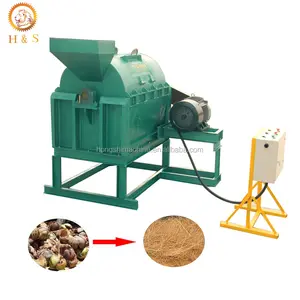 Industrial coconut coil fibers extractor defibering machine