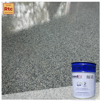Revêtement en polyuréthane auto-nivelant en gros, résistant à l'usure, durable, peinture liquide marbrée, sable coloré industriel
