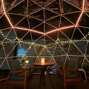 屋外高級インスタント透明イグルーテントドーム 4m クリアPVCイグルードームテント レストラン用 - Product Image 6