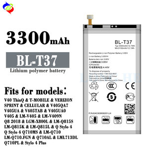 Wiederauf ladbarer Li-Ionen-Akku für Mobiltelefone BL-T37 für LG V40 Q8 QStylo4 Q710 Q815 V40ThinQ V50 V40 + 3300mAh 3.87V - Product Image 2