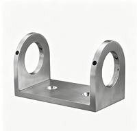 Plaque de base de montage latéral en acier inoxydable pour poteau de balustrade métallique