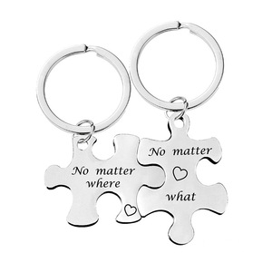 Cá Nhân Khóa Câu Đố Cube <span class=keywords><strong>Keychain</strong></span> Từ Câu Đố Hình Ghép Hình Vài Câu Đố Mảnh <span class=keywords><strong>Keychain</strong></span> Chủ Key Ring Mặt Dây Chuyền - Product Image 1
