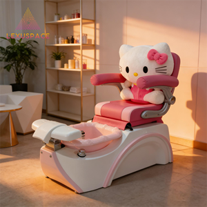 Chaise de pédicure <span class=keywords><strong>spa</strong></span> pour enfants 2026, design mignon de dessin animé, professionnelle, avec hydrojet, pour salon de beauté pour enfants - Product Image 4