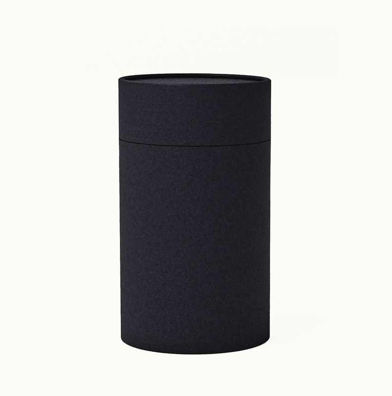 Black Stock S Size Cylinder Cardboard