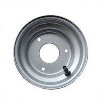 Nouvelle jante de roue en fer argenté de 110 mm à 3 trous pour motocross tout-terrain, VTT, quad, kart, mini-moto, accessoires de course