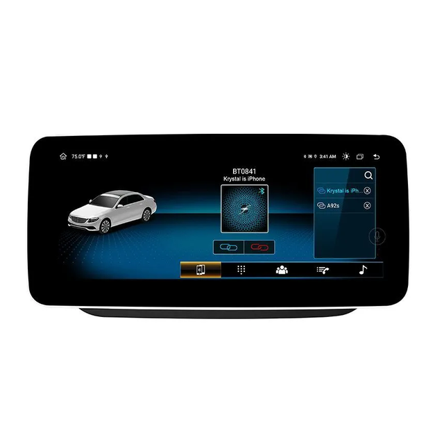 8g+128g Android Screen Radio GPS Navigation Built-In for Mercedes Benz B Class W246 NTG5.0 2015-2019 Split Screen& DSP Dashboard