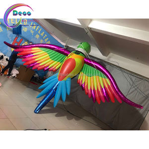 Giant Decoratie Flash Opblaasbare Papegaai Voor Vakantie Reclame - Product Image 2