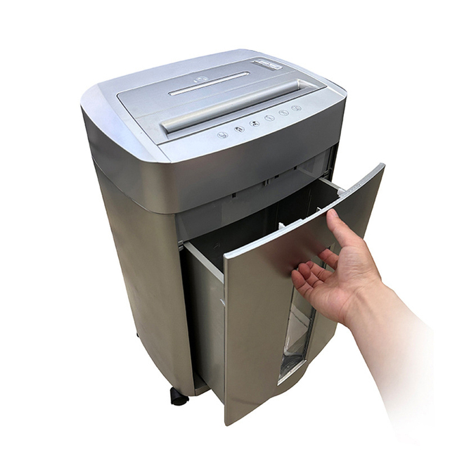 Electric Cross-Cut Paper File Shredder for CDs Cards & Confidential Documents-Office Commercial & Home Use