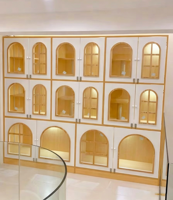 Cage à chat en bois massif de luxe sur mesure, extra-large, pour intérieur, villa pour chat, vitrine de magasin d'animaux pour l'élevage
