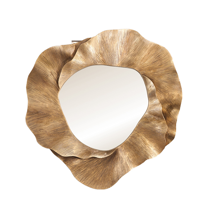 Modern Elegant Irregular Shaped Mirror Abstract
